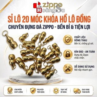 SỈ LÔ 20 HỒ LÔ ĐỒNG ĐỰNG ĐÁ LỬA ZIPPO - CAO CẤP