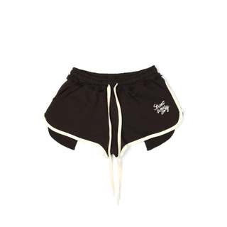 QUẦN THUN LOCAL BRAND - SWE FEMME SHORTS - BROWN