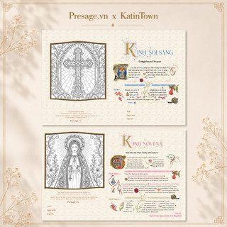 [Presage.vn] Kinh Novena và Kinh Soi Sáng - Combo 10 Tờ