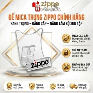 ( hoả tốc) Đế mika trưng bày zippo chính hãng