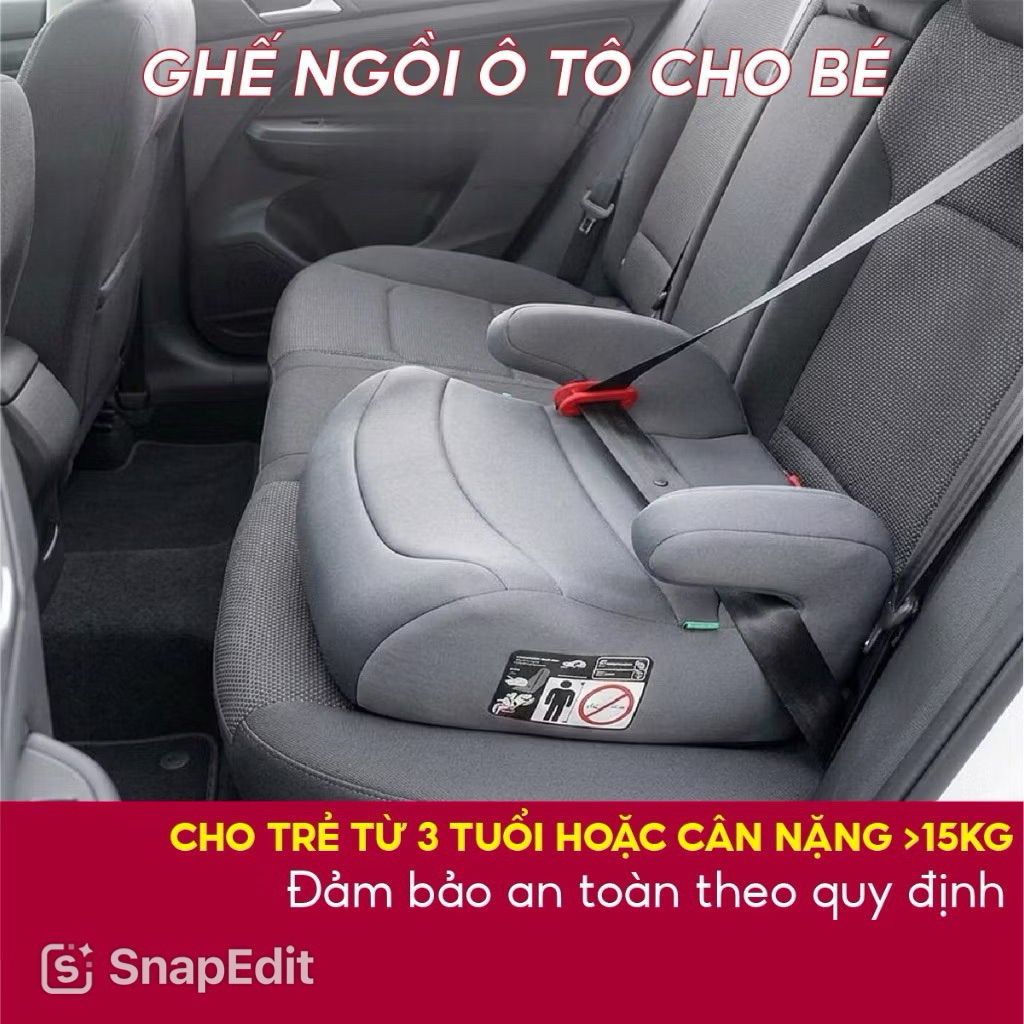 BÁN CHẠY LOẠI 1 - Ghế Ngồi Ôtô Cho Bé An Toàn Tiêu Chuẩn i- Size (ECE R129) 2-12 Tuổi Chống Sốc Lắp Mọi Loại Xe
