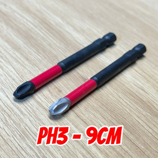 Mũi Vít Milwauke Chính Hãng Đủ Kích Thước PH2 PH3 (5cm - 9cm - 15cm ) - Mũi Bắn Vít Hàng Lỗi Tem Mất Chữ Millwauk