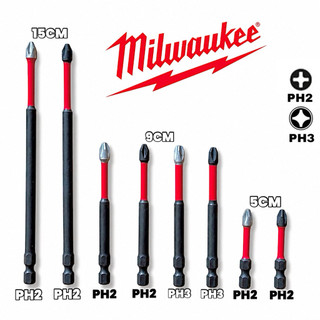 Mũi Vít Milwauke Chính Hãng Đủ Kích Thước PH2 PH3 (5cm - 9cm - 15cm ) - Mũi Bắn Vít Hàng Lỗi Tem Mất Chữ Millwauk
