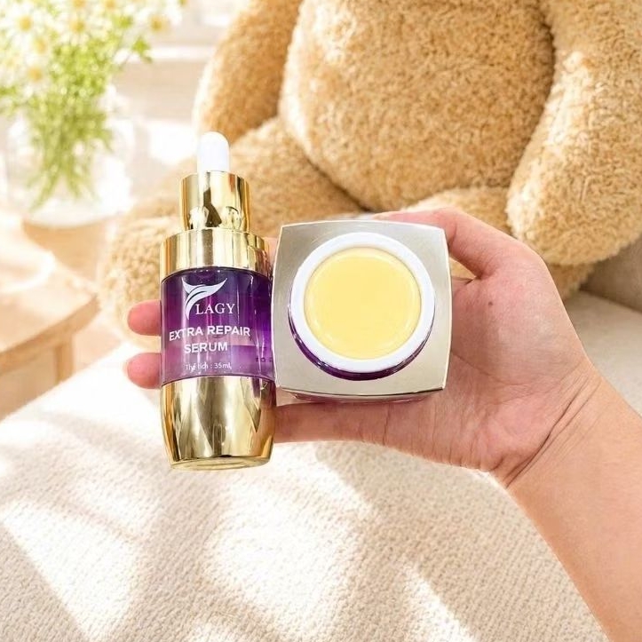 Kem Nám Mờ Thâm Dưỡng Trắng Da YLAGY Dưỡng Trắng Phục Hồi, Cấp Ẩm, Chống Lão Hóa Bộ 2 Món