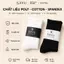 Combo 10 Đôi Tất Vớ Unisex Nam Nữ Cổ Ngắn Cổ Trung Cổ Cao Trơn Đen Trắng Thấm Hút Khử Mùi SAYU