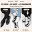 Combo 10 Đôi Tất Vớ Unisex Nam Nữ Cổ Ngắn Cổ Trung Cổ Cao Trơn Đen Trắng Thấm Hút Khử Mùi SAYU