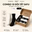 Combo 10 Đôi Tất Vớ Unisex Nam Nữ Cổ Ngắn Cổ Trung Cổ Cao Trơn Đen Trắng Thấm Hút Khử Mùi SAYU