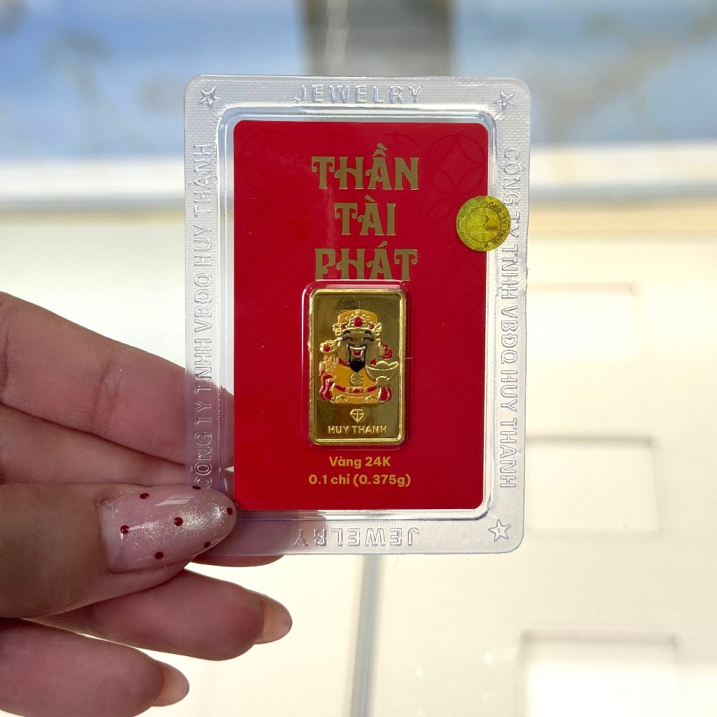 Quà Tặng Thần Tài Phát LNTHANTAIPHAT 0,1 Chỉ Vàng 24k Huy Thanh Jewelry