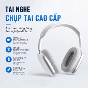 Tai Nghe Bluetooth P9 Không Dây Chụp Tai Âm Thanh HiFi Bass Mạnh Kết Nối Nhanh Có Mic Đàm Thoại Pin Lâu