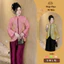 Bộ đồ đi chùa cổ tàu vạt chéo gấm tằm ánh kim Pháp phục cách tân đính cúc bọc mềm mịn Thanh lịch