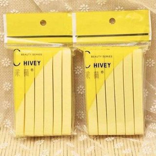 (COMBO 10) GÓI BÔNG MÚT BỌT BIỂN RỬA MẶT CHIVEY CHÍNH HÃNG 12 MIẾNG/GÓI MỀM MỊN DỊU NHẸ