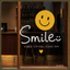 Decal Dán Kính Họa Tiết Smile Đáng Yêu , Trang Trí Nhà Cửa, Cửa Kính, Quán Cafe, Cửa Hàng – T.Design