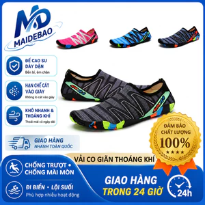 MAIDEBAO Giày Đi Biển Siêu Nhẹ, Lội Suối, Tắm Hồ Bơi, Tập Gym, Yoga 186 – Chống Trơn Trượt, Nhanh Khô, Đế Chống Vật Nhọn