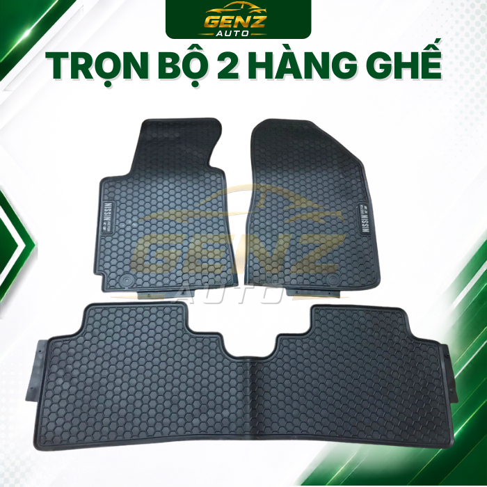 THẢM LÓT SÀN CAO SU xe Kia Cerato/K3 2014 - 2025 - Cao su đúc không mùi, mẫu tổ ong NISSIN dễ dàng lau rửa
