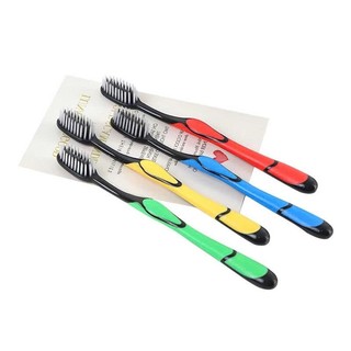 Combo 5 Bàn Chải Đánh Răng Than Tre Bossi Lông Mềm Siêu Mịn, Chăm Sóc Nướu Răng Hiệu Quả, Giá Tốt