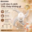 Máy Xay Thịt Đa Năng QCOOKO 2L Máy Xay Đa Năng 4 Lưỡi Dao Cối Thủy Tinh Bền 300W Xay Nhanh Mạnh Mẽ