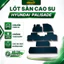 THẢM LÓT SÀN CAO SU Xe Hyundai Palisade 2024 mẫu NISSIN quả trám- chuẩn form theo xe, không mùi, dễ dàng lau rửa