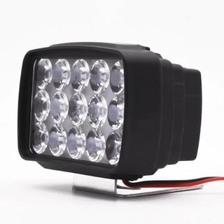 Đèn pha LED 15 bóng siêu sáng cho xe máy xe điện 12V-36W