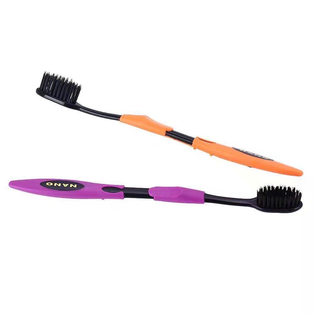 Bộ 5 Bàn Chải Đánh Răng Bossi Bamboo Charcoal, Lông Tơ Mềm Kháng Khuẩn, Dùng Cho Cả Gia Đình