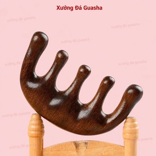 Lược Gỗ Đàn Hương Mát Xa Da Đầu Dành Cho Cả Nam Và Nữ - Lược Gỗ Mát Xa - Thư Giãn