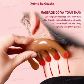 Lược Gỗ Đàn Hương Mát Xa Da Đầu Dành Cho Cả Nam Và Nữ - Lược Gỗ Mát Xa - Thư Giãn