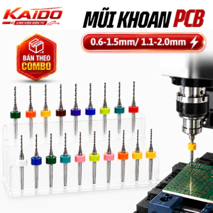 Mũi Khoan PCB 0.6-3.15mm - Cắt, Phay Vật Liệu Cứng Vỏ Chai/Bo Mạch