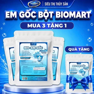 EM Gốc Bột BIOMART Gói 200G Vi Sinh Xử Lý Nước Ao Nuôi Cải Thiện Chất Lượng Nước Giảm Khí Độc