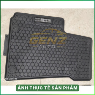 THẢM LÓT SÀN CAO SU xe Kia morning 2012 - NAY - Cao su đúc không mùi, mẫu tổ ong NISSIN dễ dàng lau chùi