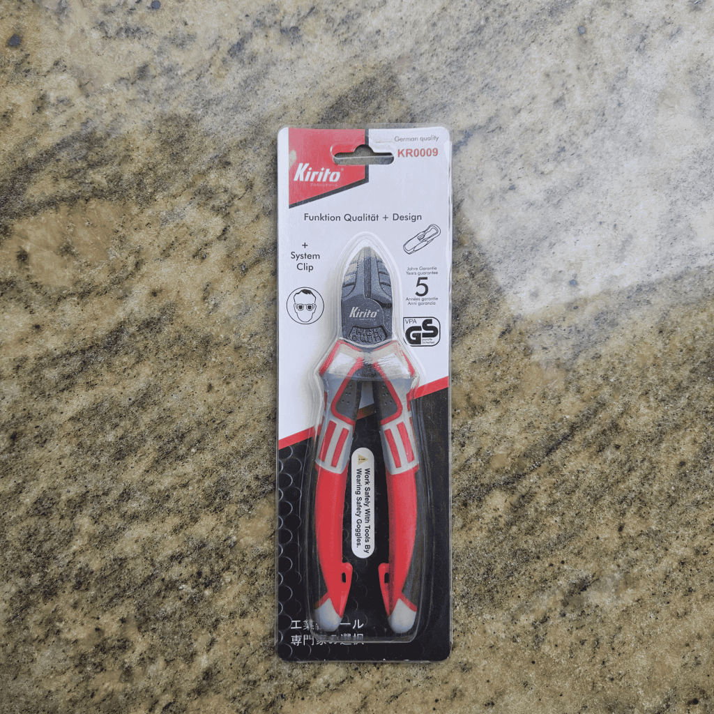 Kìm cắt đa năng KIRITO cao cấp đỏ trắng G 7.5 inch (190mm) thép CR-V công nghiệp Nhật - Cắt sắc bén chính hãng