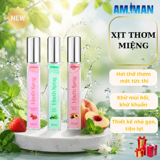 Xịt Thơm Miệng Flavor AM-MAN 10ml Khử Mùi, Sạch Khuẩn, Nhỏ Gọn, Tiện Lợi Mang Theo Mọi Lúc, Mọi Nơi