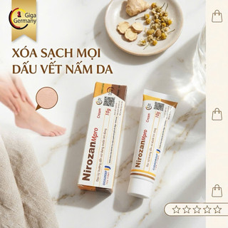 Gel bôi Nirozan Cream Hỗ trợ lang ben, hắc lào, nấm da tuýp 10g - Xuất xứ Việt Nam chính hãng