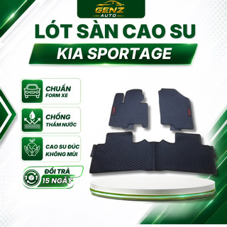 THẢM LÓT SÀN CAO SU Kia Sportage 2022 - nay - Cao su đúc không mùi, mẫu tổ ong NISSIN dễ dàng lau rửa