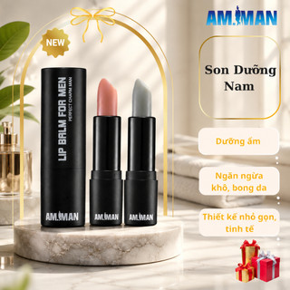 Son Dưỡng Nam LIP BALM FOR MEN AM-MAN Cao Cấp, Chính Hãng, Giữ Ẩm Giúp Môi Mềm Mịn