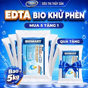 EDTA BIO BIOMART Gói 5Kg Khử Phèn Trung Hòa Kim Loại Nặng Xử Lý Nước Đỏ, An Toàn Cho Ao Tôm Cá