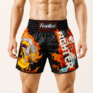 Quần Muay Fighter QMF-03 - In 3D chuyển nhiệt Muay Thai Shorts, Quần Muay Thái, Muay Viet Nam