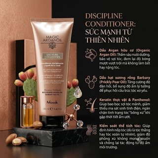 Dầu Xả Thuần Chay Làm Mượt Và Chống Rối Cho Tóc Nook Discipline Conditioner 250ml