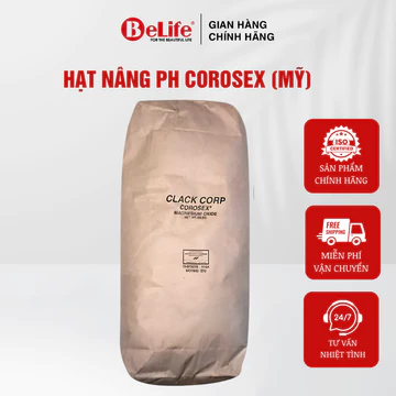 Hạt nâng pH Corosex Mỹ chính hãng vật liệu lọc nâng pH nước giếng khoan, nước sinh hoạt, hệ thống lọc tổng (Bao 22kg)