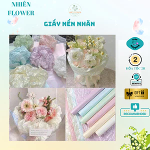 Tệp 3-5 Tờ Giấy Nến Nhăn Làm Thủ Công Handmade, Chuyên Dụng Gói Hoa, Gói Quà, Trang Trí Quà Tặng