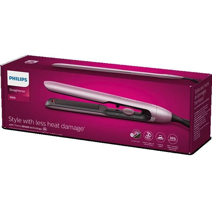 Philips Máy Ép Tóc BHS530/00 – Máy Duỗi Tóc Straightener Bảo Vệ Tóc với công nghệ ThermoProtect Giữ Tóc Mượt