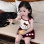 Combo 2 Bộ Bé Gái Hello Kitty Hai Dây Mùa Hè,Set Áo BaLỗ Quần Short Cotton Mềm Mát Cho Bé 7-16kg A40