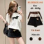 Chân Váy Ngắn Chữ A Chấm Bi Khóa Kéo Cách Điệu 2 Bên Hot HN DESIGN 1234