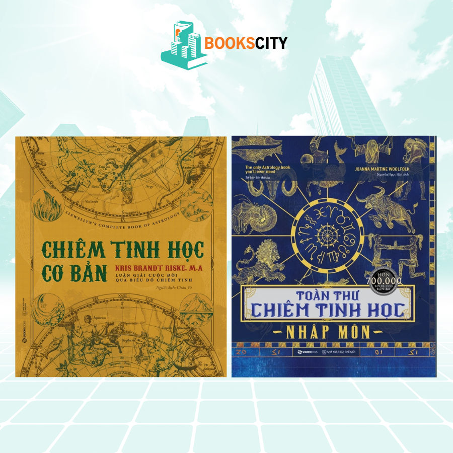 Combo Sách Chiêm Tinh Cho Người Mới - Chiêm Tinh Học Nhập Môn & Chiêm Tinh Học Cơ Bản