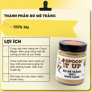 Bơ Mè Trắng 100% Spoon It Up – Không Đường, Thuần Chay, Giàu Chất Béo Tốt, Eat Clean & Healthy