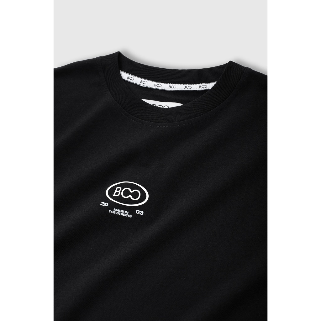 Áo Thun BOO In Logo Cao Thành Unisex Chất Liệu Cotton Thoáng Mát, Thấm Hút Mồ Hôi