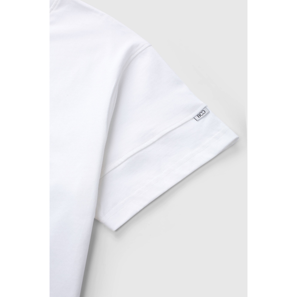 Áo Thun BOO In Logo Cao Thành Unisex Chất Liệu Cotton Thoáng Mát, Thấm Hút Mồ Hôi