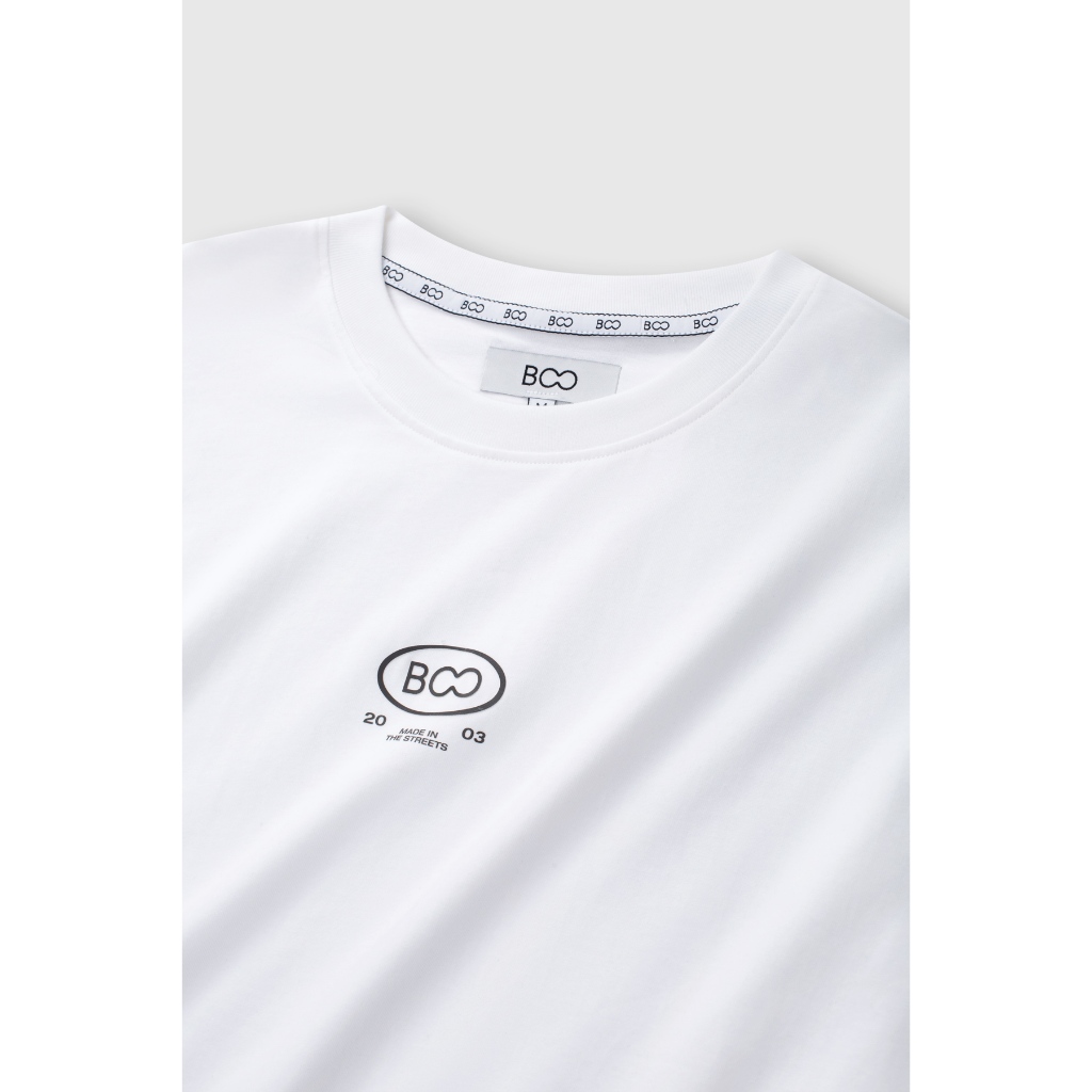 Áo Thun BOO In Logo Cao Thành Unisex Chất Liệu Cotton Thoáng Mát, Thấm Hút Mồ Hôi