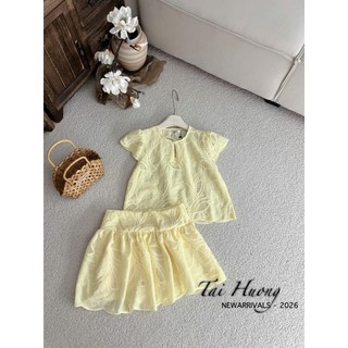 PHẠM THÙY SHOP: SET THÔ BOI IN HOA CHÌM ÁO DÁNG VỪA MIX CHÂN VÁY CẠP CAO