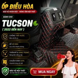 Ốp Bảo Vệ Điều Hòa Ô Tô Hyundai Tucson 2022 2023 2024 2025 2026 Chống Trầy Xước, Chống Bẩn