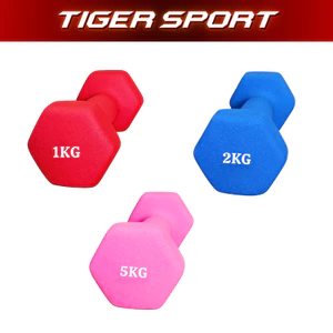 Tạ Tay Tập Gym , Yoga Loại 1KG - 5KG Chất Liệu Gang Bọc Cao Su - TK Sport - TT02