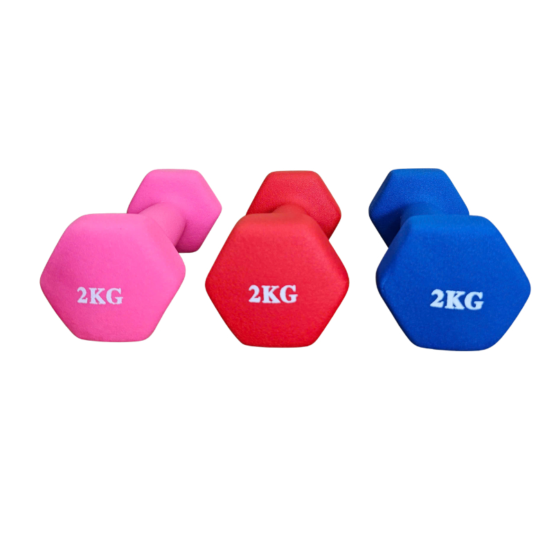 Tạ Tay Tập Gym , Yoga Loại 1KG - 5KG Chất Liệu Gang Bọc Cao Su - TK Sport - TT02